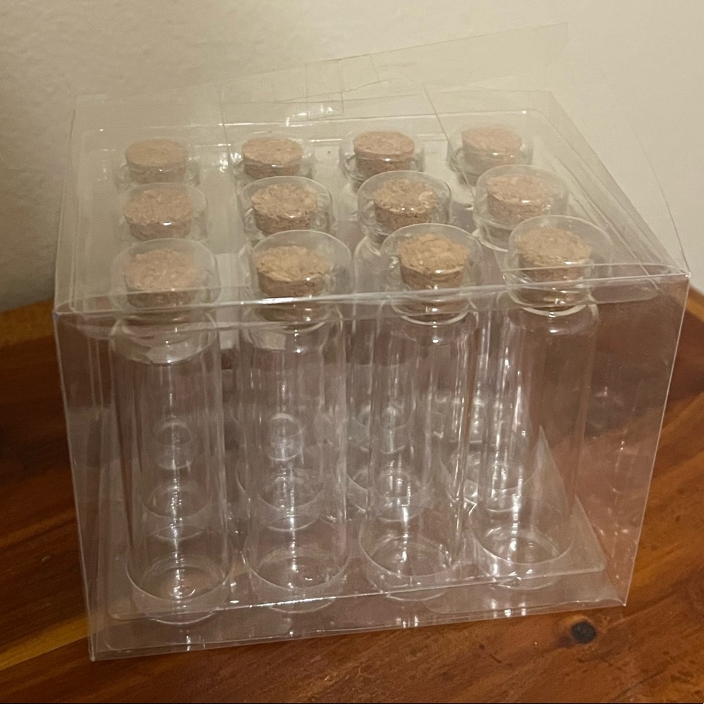 Mini Glass Cork Bottles